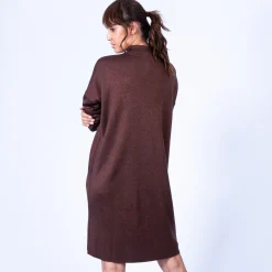 Montagut Loose-fit dress with high-neck — Grazia