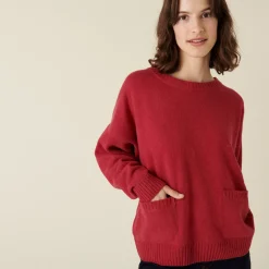 Montagut Loose-fit recycled cashmere sweater with pockets - Davina
