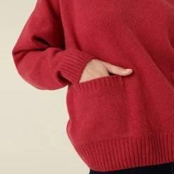 Montagut Loose-fit recycled cashmere sweater with pockets - Davina