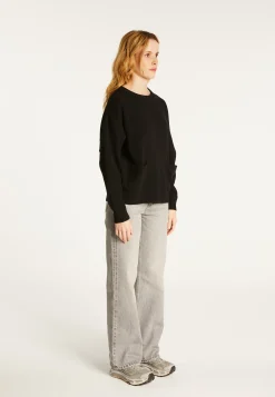Montagut Loose-fit recycled cashmere sweater with pockets - Davina