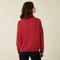 Montagut Loose-fit recycled cashmere sweater with pockets - Davina
