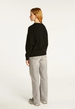 Montagut Loose-fit recycled cashmere sweater with pockets - Davina