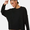 Montagut Loose-fit round-neck sweater in merino wool - Guerande