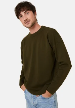 Montagut Loose-fit round-neck sweater in merino wool - Felix
