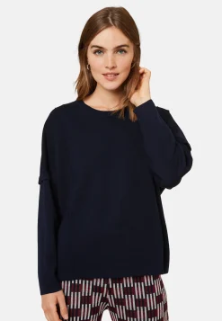 Montagut Loose-fit round-neck sweater in merino wool - Guerande