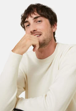 Montagut Loose-fit round-neck sweater in merino wool - Felix