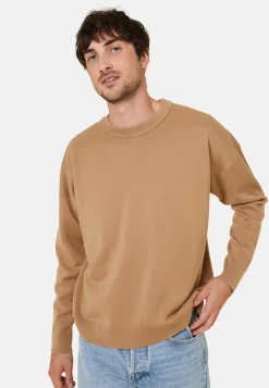 Montagut Loose-fit round-neck sweater in merino wool - Felix