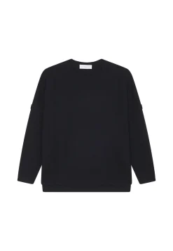 Montagut Loose-fit round-neck sweater in merino wool - Guerande