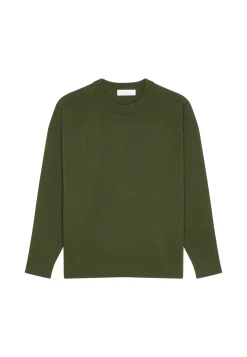 Montagut Loose-fit round-neck sweater in merino wool - Felix