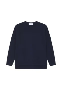 Montagut Loose-fit round-neck sweater in merino wool - Guerande