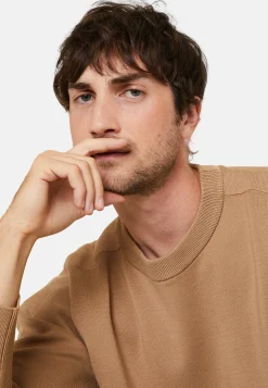 Montagut Loose-fit round-neck sweater in merino wool - Felix