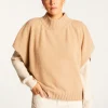 Montagut Loose-fit short-sleeved cashmere sweater - Virginia