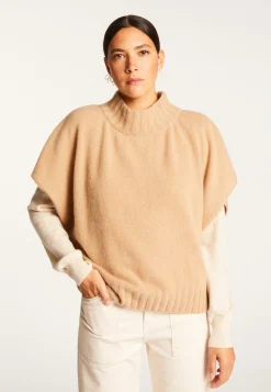 Montagut Loose-fit short-sleeved cashmere sweater - Virginia