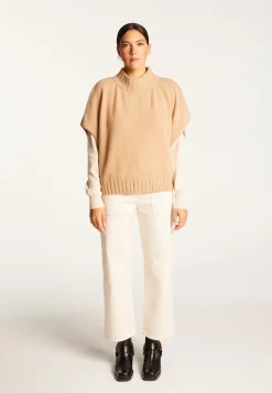 Montagut Loose-fit short-sleeved cashmere sweater - Virginia