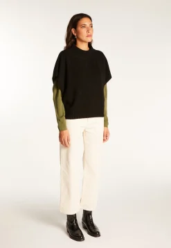 Montagut Loose-fit short-sleeved cashmere sweater - Virginia