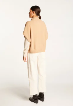 Montagut Loose-fit short-sleeved cashmere sweater - Virginia