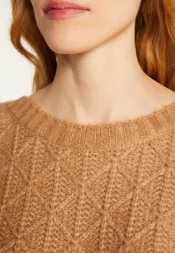Montagut Loose-fit sweater with dots in cocoon wool - Gassia