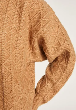 Montagut Loose-fit sweater with dots in cocoon wool - Gassia