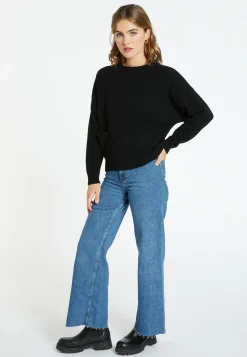 Montagut Loose-fitting cashmere and wool sweater with pockets - Davina