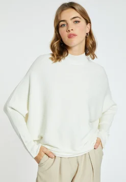 Montagut Loose-fitting high-neck wool blend sweater - Caly