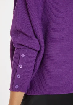 Montagut Loose-fitting high-neck wool blend sweater - Caly