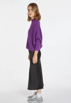 Montagut Loose-fitting high-neck wool blend sweater - Caly