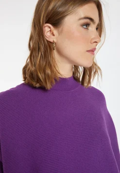 Montagut Loose-fitting high-neck wool blend sweater - Caly
