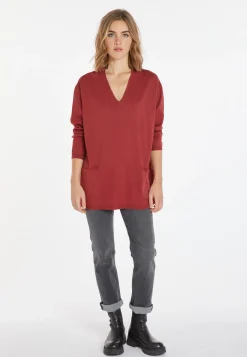 Montagut Loose-fitting merino wool sweater with pockets - Albertine