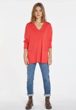 Montagut Loose-fitting merino wool sweater with pockets - Albertine