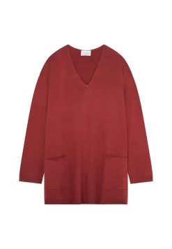 Montagut Loose-fitting merino wool sweater with pockets - Albertine