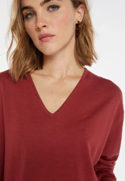 Montagut Loose-fitting merino wool sweater with pockets - Albertine
