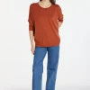 Montagut Loose-fitting round-neck sweater in merino wool - Azel