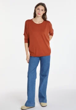 Montagut Loose-fitting round-neck sweater in merino wool - Azel