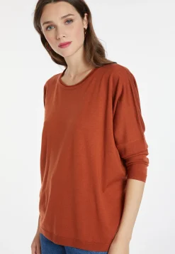 Montagut Loose-fitting round-neck sweater in merino wool - Azel