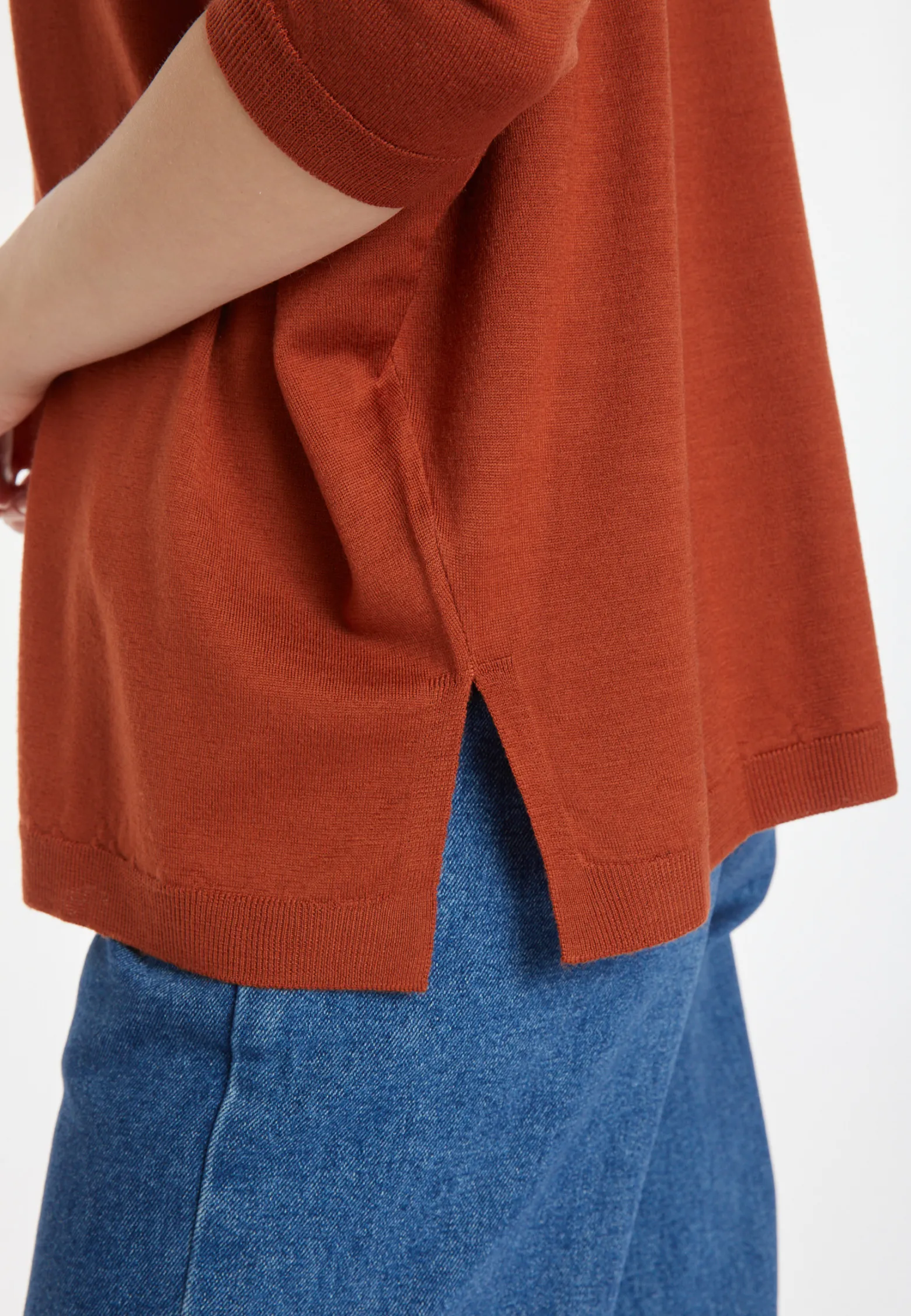Montagut Loose-fitting round-neck sweater in merino wool - Azel