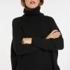 Montagut Loose-fitting turtleneck sweater in wool and cashmere - Clara