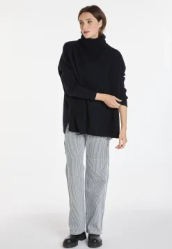Montagut Loose-fitting turtleneck sweater in wool and cashmere - Clara