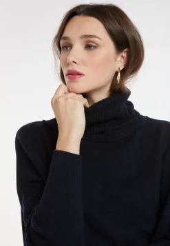 Montagut Loose-fitting turtleneck sweater in wool and cashmere - Clara