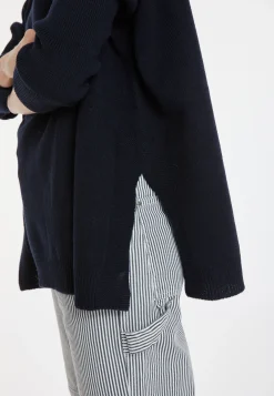 Montagut Loose-fitting turtleneck sweater in wool and cashmere - Clara
