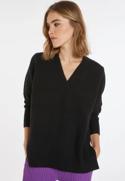 Montagut Loose-fitting V-neck cashmere and wool sweater - Chloé
