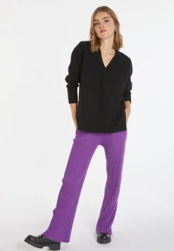 Montagut Loose-fitting V-neck cashmere and wool sweater - Chloé