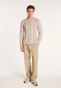 Montagut Luxury cable knit jumper - LIZIO