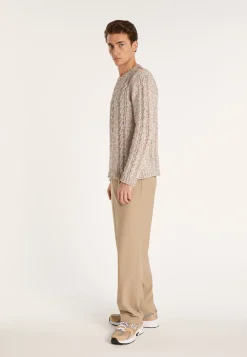 Montagut Luxury cable knit jumper - LIZIO