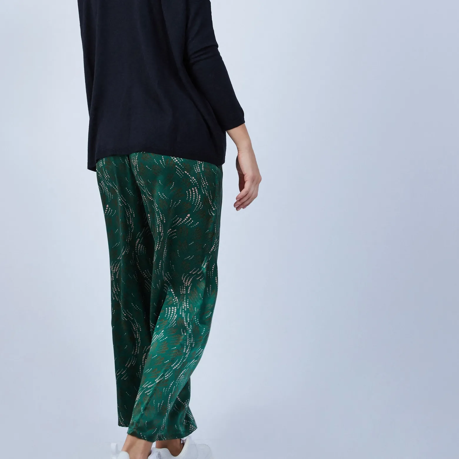 Montagut Maison Martin Morel silk pants - Poete
