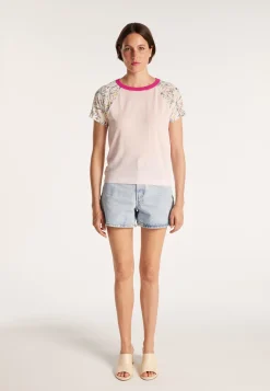 Montagut Maison x Maison Martin Morel silk and cotton T-shirt - JIMMY