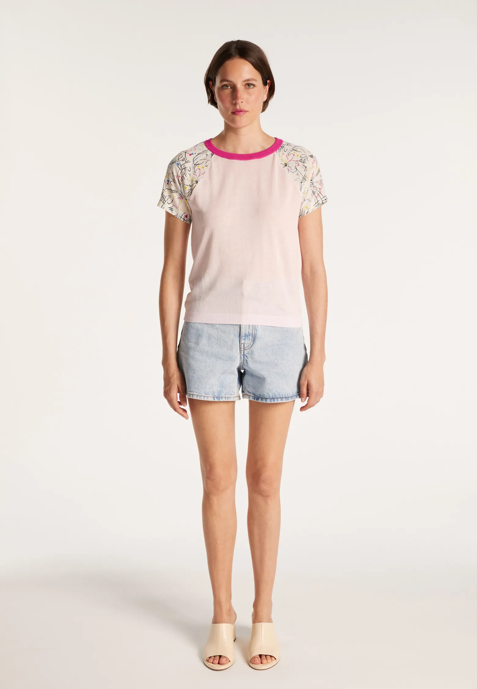 Montagut Maison x Maison Martin Morel silk and cotton T-shirt - JIMMY
