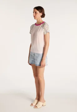 Montagut Maison x Maison Martin Morel silk and cotton T-shirt - JIMMY