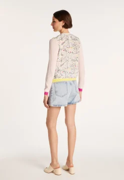 Montagut Maison x Maison Martin Morel silk and cotton cardigan - JEU