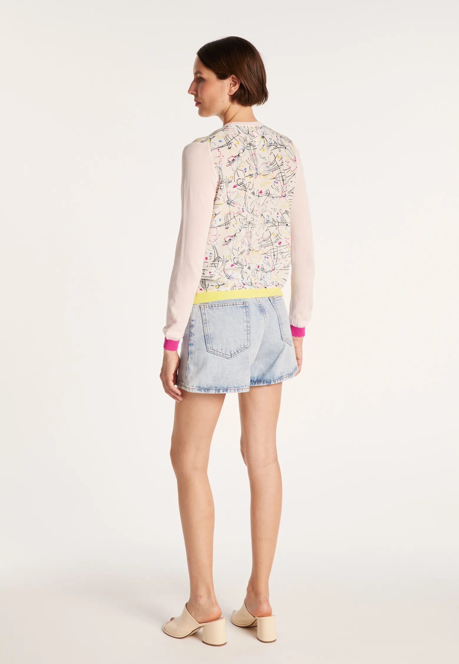 Montagut Maison x Maison Martin Morel silk and cotton cardigan - JEU