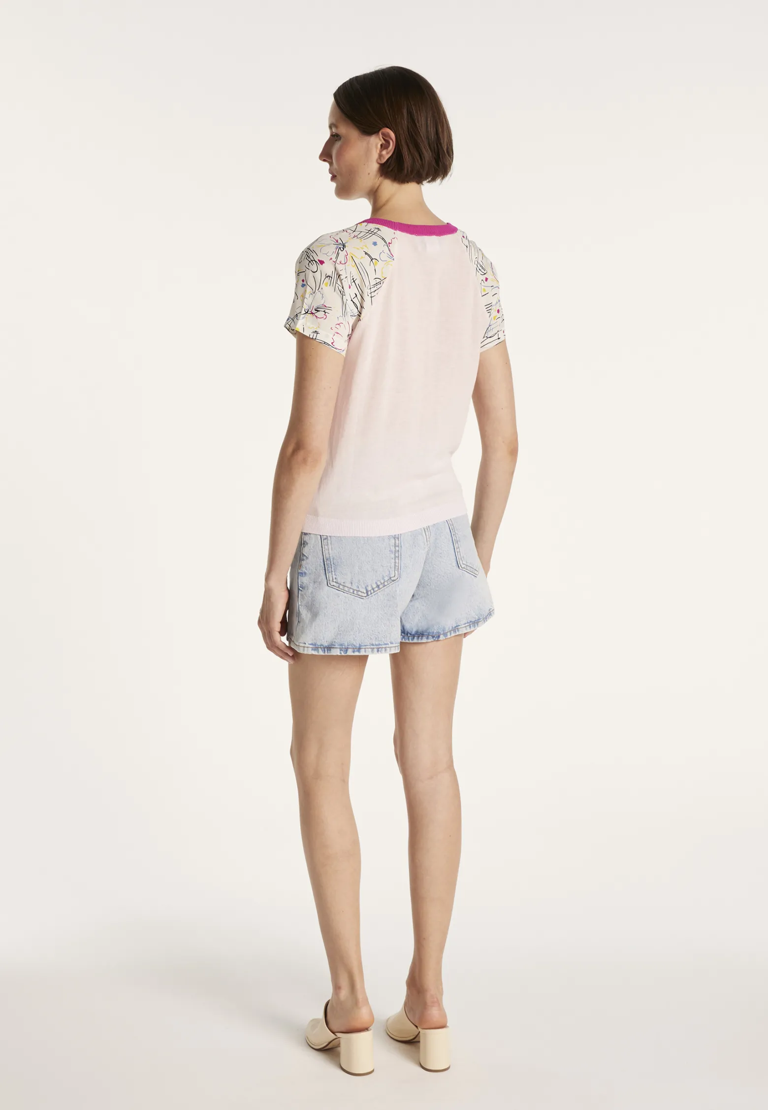 Montagut Maison x Maison Martin Morel silk and cotton T-shirt - JIMMY